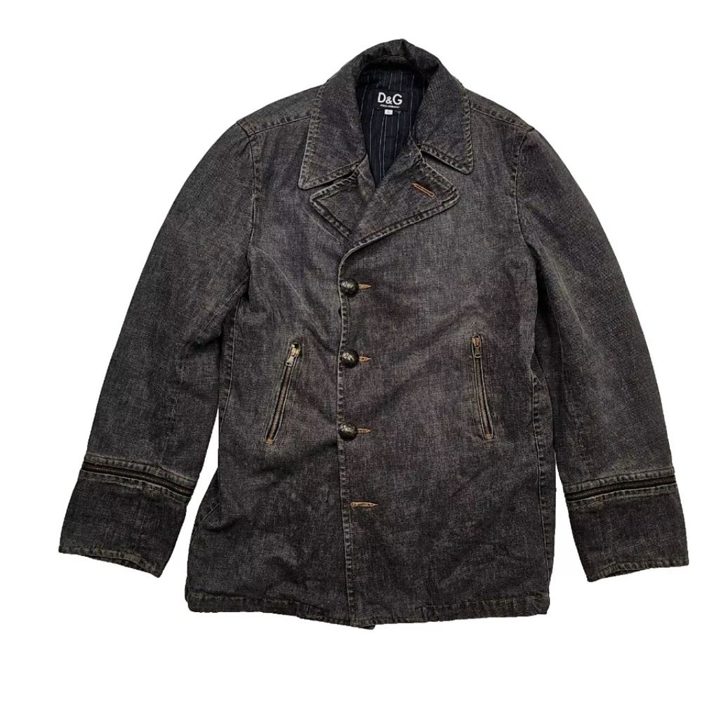 dolce & gabbana D&G jacket blazer denim coat size L